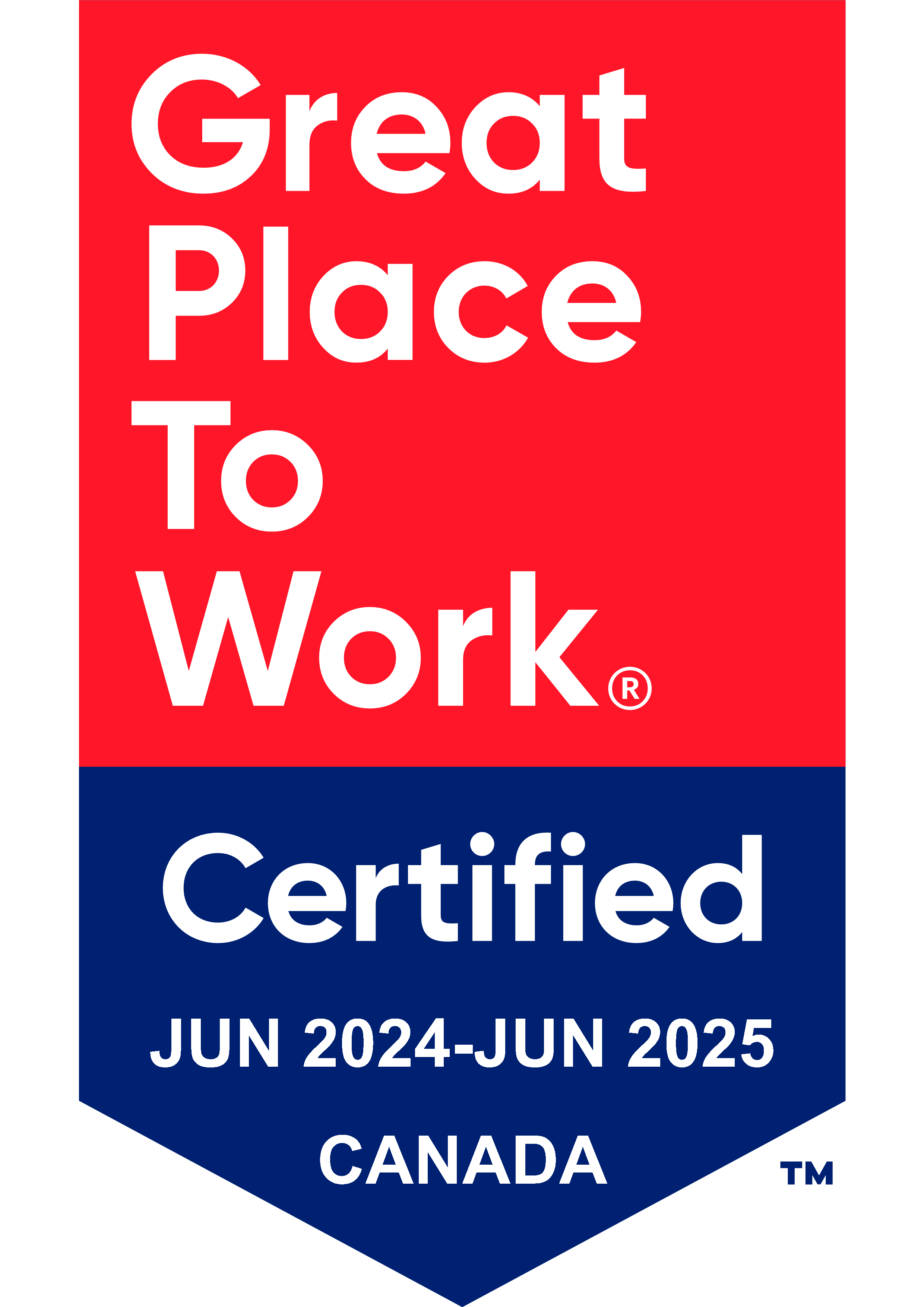 2024 - 2025 Great Place to Work badge