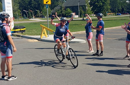 Ride to conquer Cancer Lynn