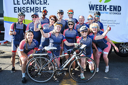 Ride to conquer Cancer Team