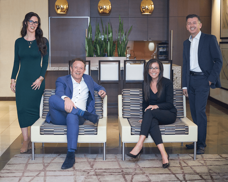 OP Elite Integrated Wealth team photo (Left to right: Kristin, Doug, Stephanie, Michael)